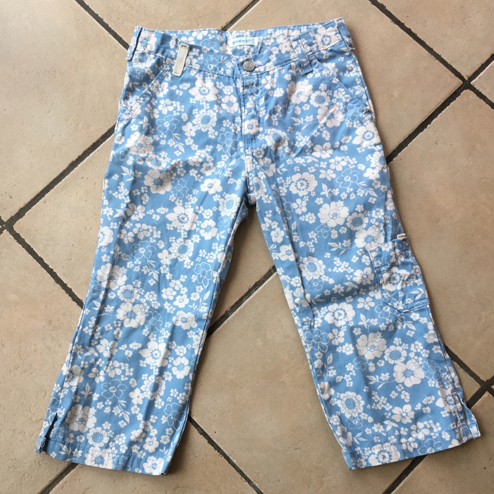 NWOT floral print cotton pants